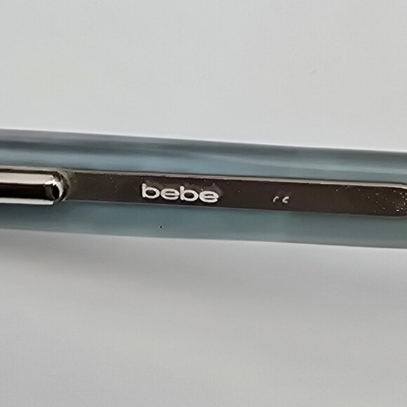 Bebe Hugs BB5063 001 Jet Black on Baby Blue Eyeglasses Frame w/ Case 52-16-135 - Picture 9 of 15